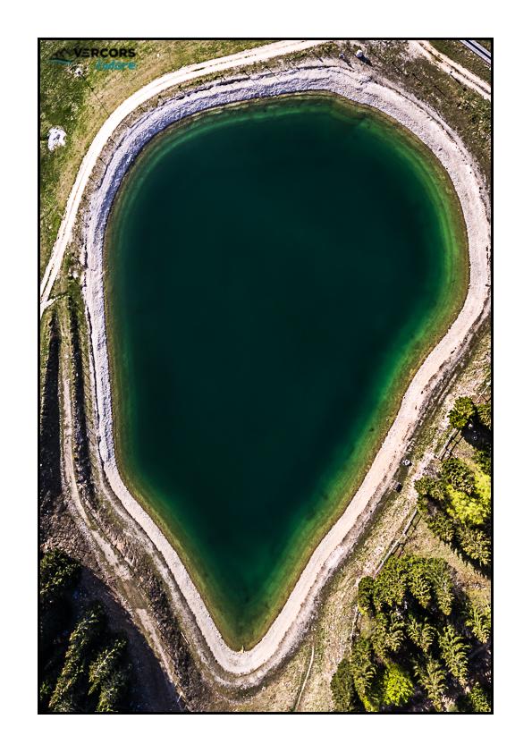lac vue de drone